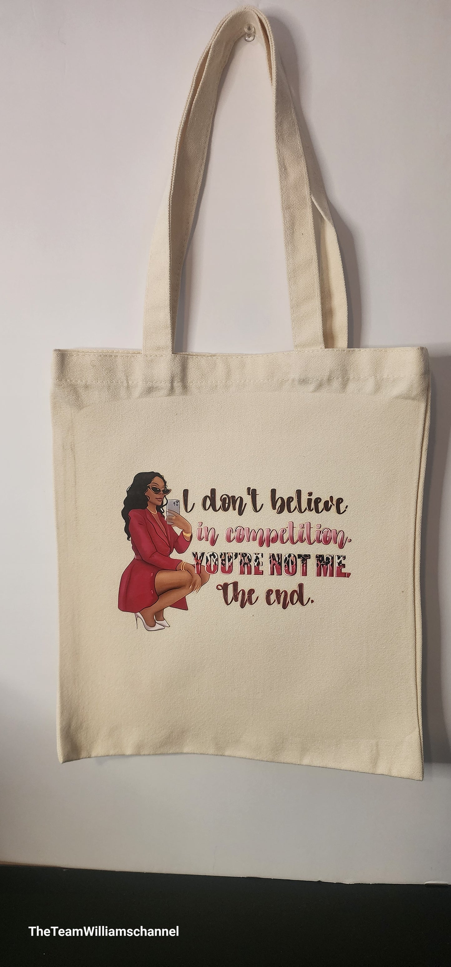 I dn't Believe n Competition Tote Bag