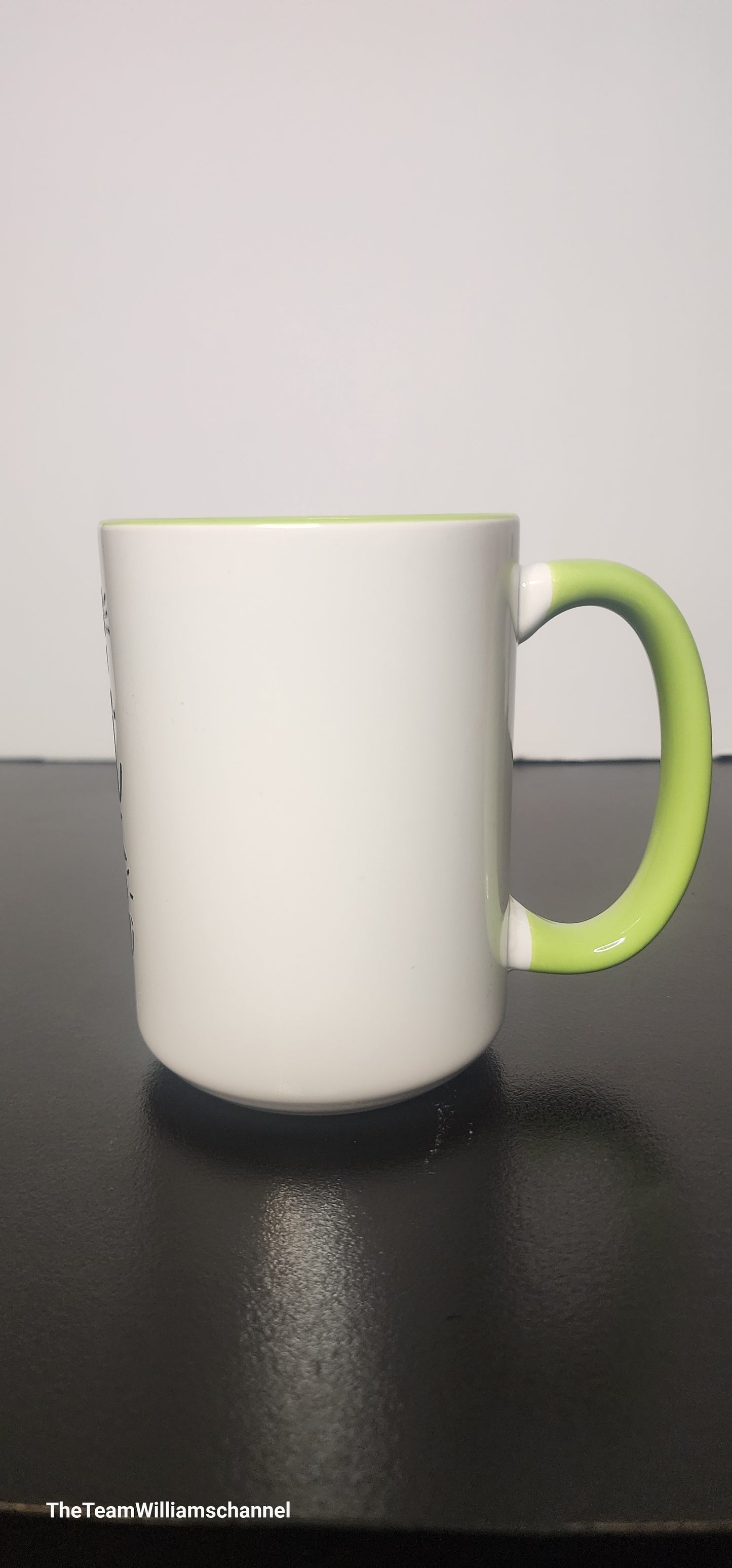 I Got a Good Heart but This Mouth Lime Green Mug