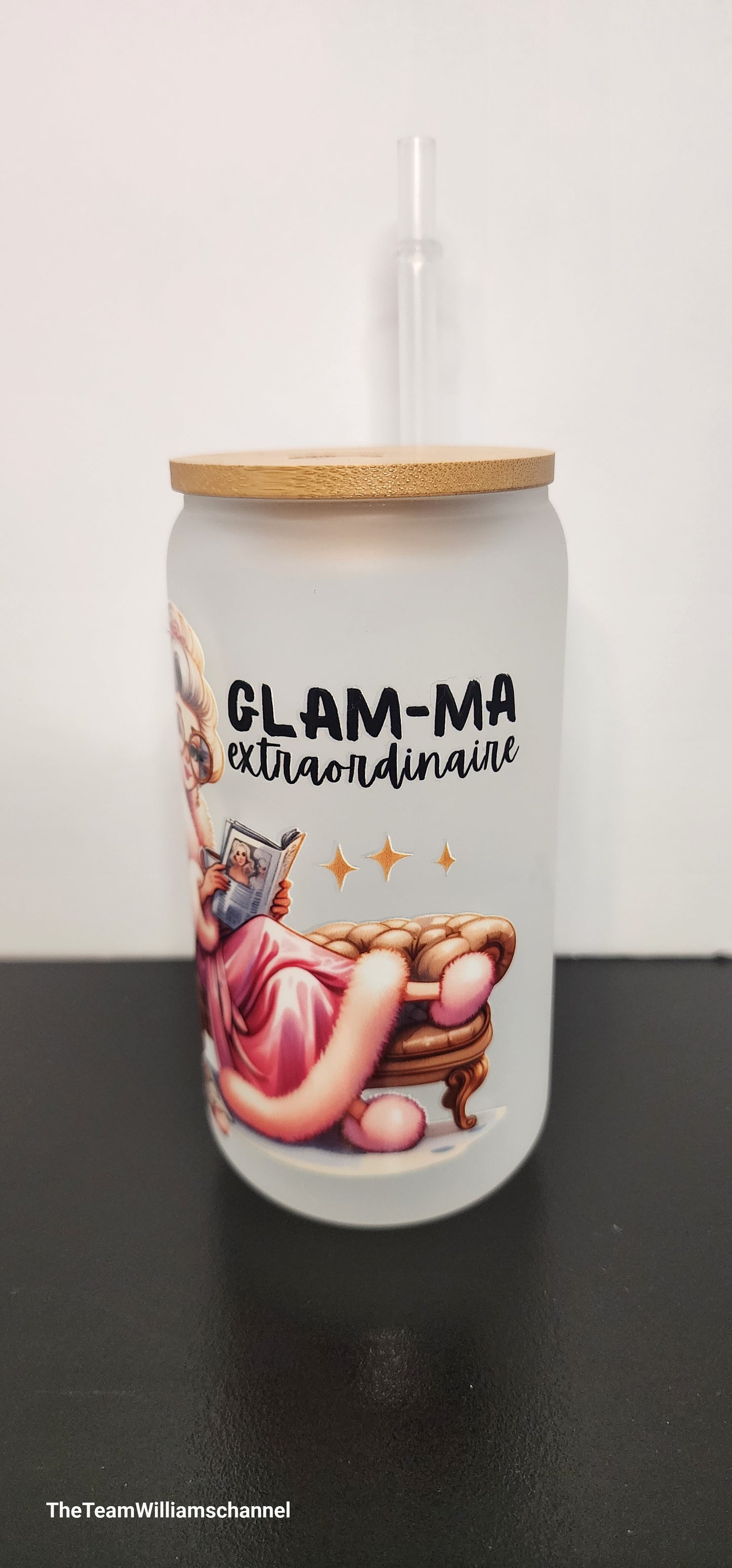 Glam-Ma Extraordinaire Glass Tumbler