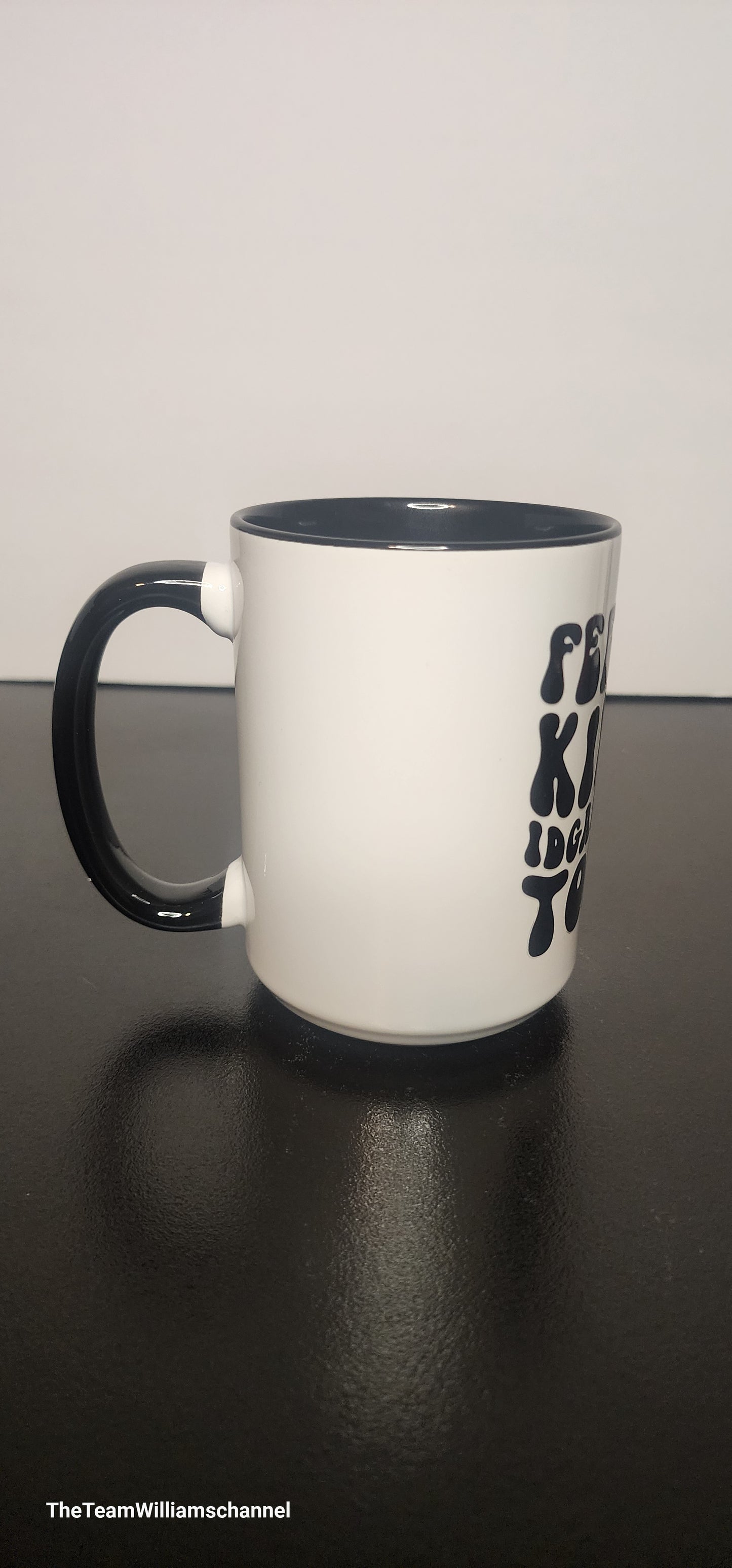 Feeling Kinda IDGAF Today Black Mug