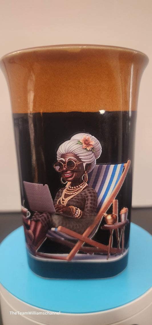 MiMI Relaxing On Beach