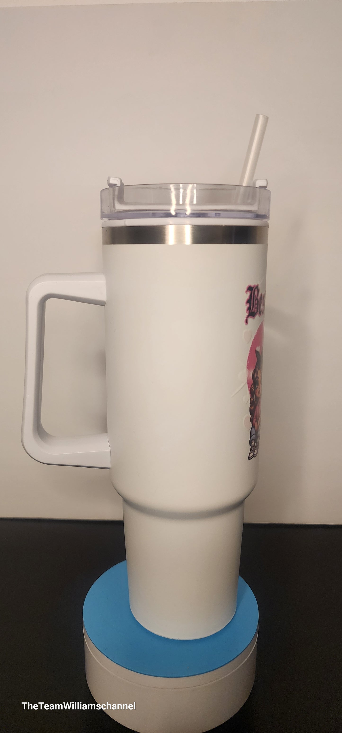 White Custom Best Friends 40 oz Tumbler