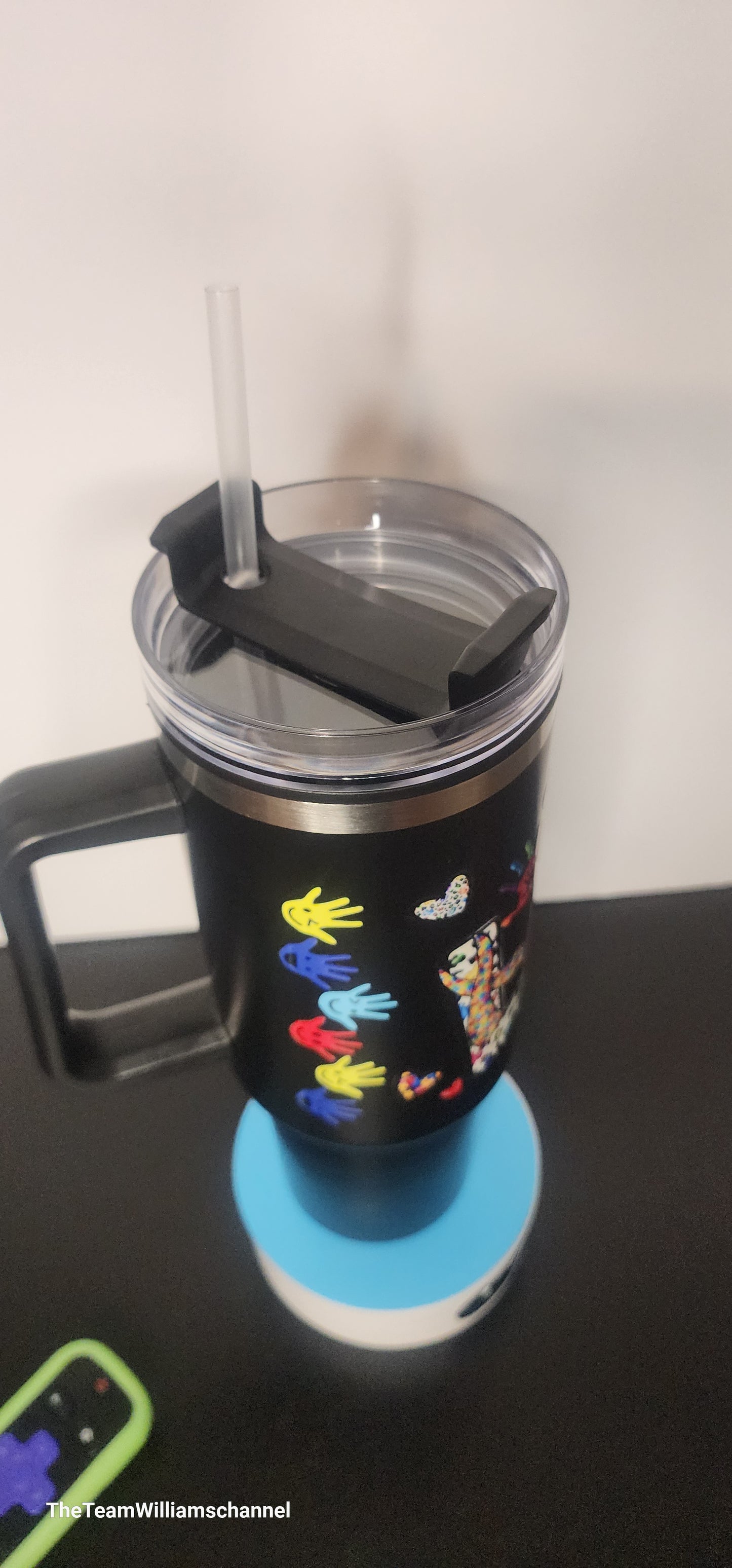 Love Autism Black Tumbler 40 Oz