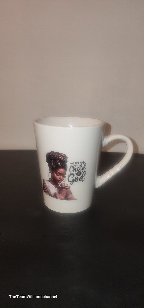 White I'm A Child of God Mug